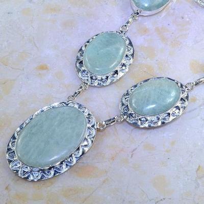 Amz 071a collier parure sautoir amazonite achat vente bijou argent 925