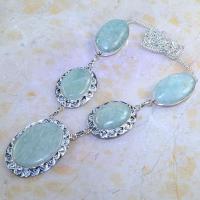 Amz 071d collier parure sautoir amazonite achat vente bijou argent 925