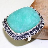 Amz 096a bague t63 amazonite achat vente bijou ethnique historique argent 925