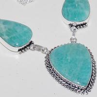 Amz 102c collier parure sautoir amazonite achat vente bijou argent 925