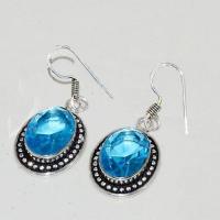 Amz 126c collier boucles oreilles amazonite topaze achat bijou argent 925