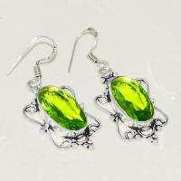 Amz 141c collier boucles oreilles baroque amazonite peridot 43gr achat bijou argent 925