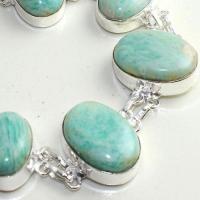 Amz 144c bracelet baroque amazonite 34gr achat vente bijou monture argent 925