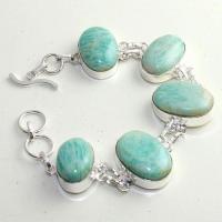 Amz 144d bracelet baroque amazonite 34gr achat vente bijou monture argent 925