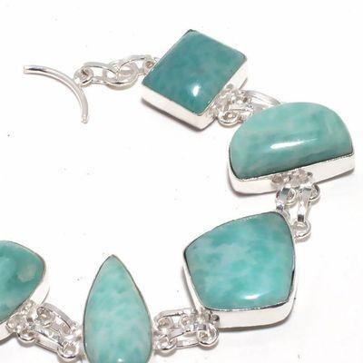 Amz 154b bracelet 23gr amazonite peridot argent 925 achat vente bijoux