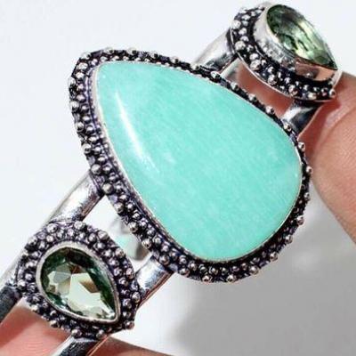 Amz 171b bracelet torque 22x32mm amazonite 27gr achat vente bijou argent 925