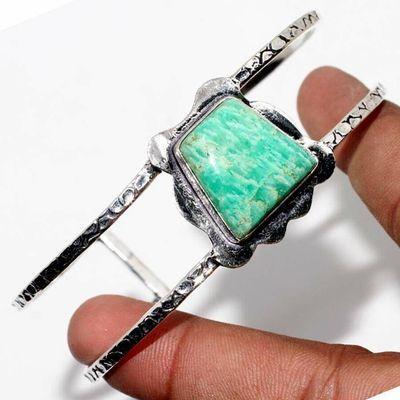 Amz 187b bracelet torque 15x20mm amazonite 26gr achat vente bijou argent 925