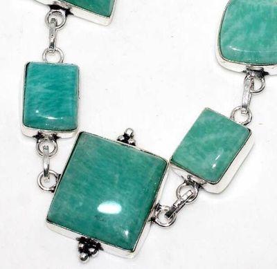 Amz 188b bracelet 5xamazonite 15x20mm 22gr achat vente bijou argent 925