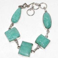 Amz 197d bracelet 5xamazonite 15x20mm 27gr achat vente bijou argent 925