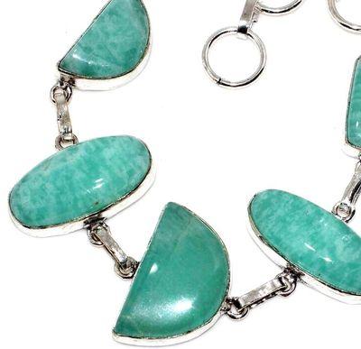 Amz 198b bracelet 5xamazonite 15x20mm 23gr achat vente bijou argent 925