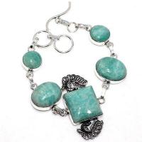 Amz 199a bracelet 5xamazonite 15x20mm 24gr achat vente bijou argent 925