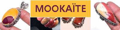BIJOUX en JASPE MOKAÏTE OCRE-BRUN achat et vente - bagues, colliers, bracelets, parures, boucles oreilles, pendentif