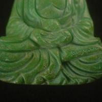 Bdh 002 figurine statue bouddha jade vert 50gr 60x48x18mm bouddhisme esoterique 3 