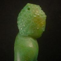 Bdh 002 figurine statue bouddha jade vert 50gr 60x48x18mm bouddhisme esoterique 4 