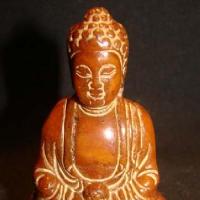 Bdh 004c bouddha sculpture jaspe miel 60x40mm achat vente objet esoterique religieux ethnique