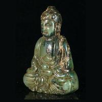 Bdh 007b bouddha sculpture jade prehnite achat vente objets bouddhisme esoterique
