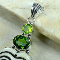 Bm 0301b pendentif medievale jaspe peridot argent 925 achat vente