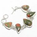 Bracelet unakite argent 927