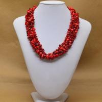 Cr 0200 collier parure corail nuggets 5x10mm 3x90cm 160 170gr ethnique 6