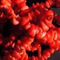 Cr 0201 5 perles corail 4x8mm 55gr achat vente loisirs creatifs