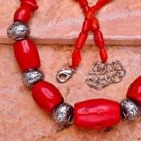 Cr 0376c collier parure sautoir corail orange achat vente bijoux ethniques