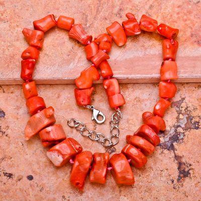 Cr 0385a collier parure sautoir corail rose 104gr achat vente bijoux ethniques
