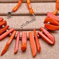 Cr 0401c collier parure sautoir 45gr corail orange achat vente bijoux ethniques