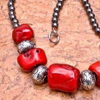Cr 0422b collier 90gr parure sautoir corail rouge achat vente bijoux ethniques