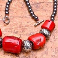 Cr 0422c collier 90gr parure sautoir corail rouge achat vente bijoux ethniques