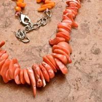 Cr 0426b collier corail rose ethnique berbere kabyle oriental achat vente bijoux