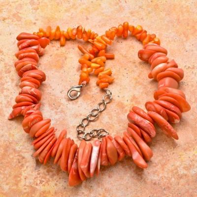 Cr 0426a collier corail rose ethnique berbere kabyle oriental achat vente bijoux