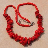 Cr 0429ad collier parure sautoir corail rouge achat vente bijoux ethniques