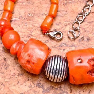 Cr 0431a collier corail rose ethnique 98gr berbere kabyle oriental achat vente bijoux