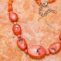 Cr 1001c collier parure sautoir corail rose achat vente bijou ethnique