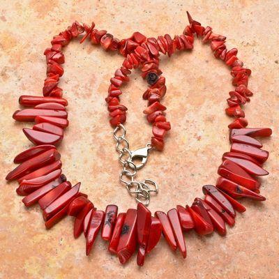 Cr 2615b collier 76gr sautoir parure corail rouge achat vente bijoux ethniques