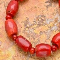 Cr 4747b bracelet corail rouge ethnique berbere achat vente bijoux orientaux
