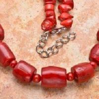 Cr 8446c collier 110gr sautoir parure corail rouge achat vente bijoux ethniques 1