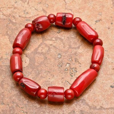 Cr 8692a bracelet corail rouge achat vente bijoux ethniques