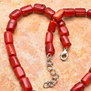 Cr 8729a collier parure sautoir corail rouge 80gr achat vente bijoux ethniques