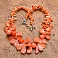 Cr 9299b collier corail rose 100gr ethnique berbere kabyle oriental achat vente bijoux