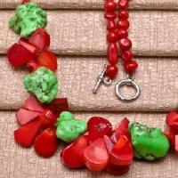 Cr 9706c collier 60gr sautoir parure corail rouge turquoise achat vente bijoux ethniques