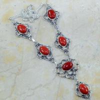 Crf 008a collier parure sautoir corail fantaisie argent 925 achat vente bijou