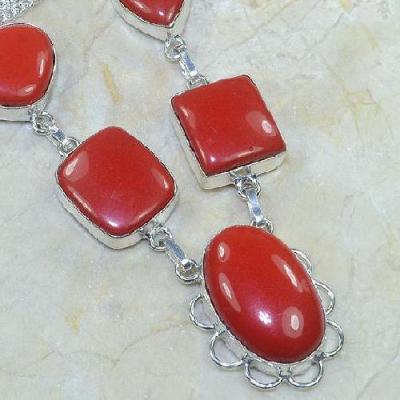 Crf 009a collier parure sautoir corail fantaisie argent 925 achat vente bijou