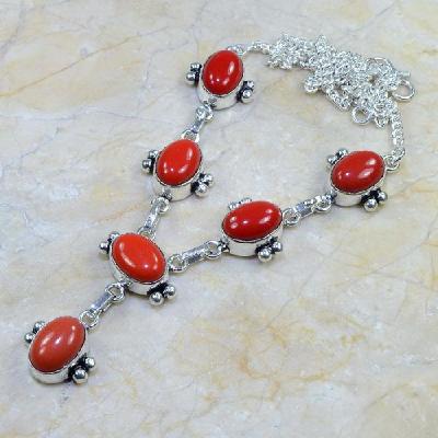 Crf 015a collier parure sautoir corail fantaisie argent 925 achat vente bijou