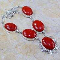 Crf 021a collier parure sautoir corail fantaisie argent 925 achat vente bijou