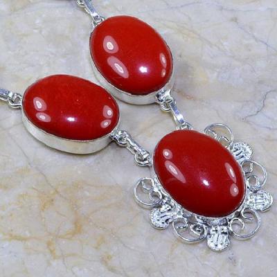 Crf 021a collier parure sautoir corail fantaisie argent 925 achat vente bijou