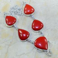 Crf 025a collier parure sautoir corail fantaisie argent 925 achat vente bijoux