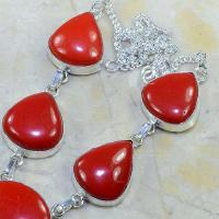 Crf 025b collier parure sautoir corail fantaisie argent 925 achat vente bijoux