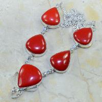 Crf 025d collier parure sautoir corail fantaisie argent 925 achat vente bijoux