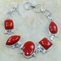 Crf 035d bracelet corail fantaisie argent 925 achat vente bijou